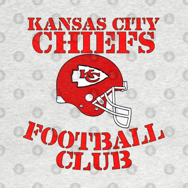 Kansas City Chiefs Football Club by Emilied